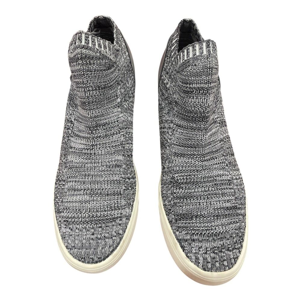 Brash Women's Gray White Fabric Slip-on  Sneakers Shoes 8.5M